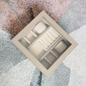 NWT $670 Renzo Romagnoli Made in Italy Handmade Luxury Leather Jewelry Case